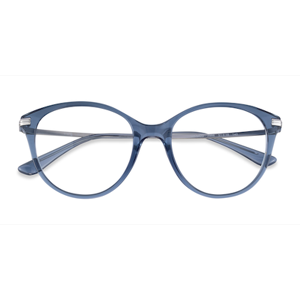 Unisex s horn Clear Blue Metal,Plastic Prescription eyeglasses - Eyebuydirect s Vogue Eyewear VO5423