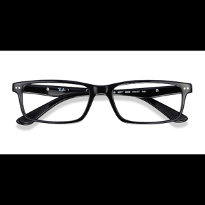 Unisex s rectangle Black Acetate Prescription eyeglasses - Eyebuydirect s Ray-Ban RB5277