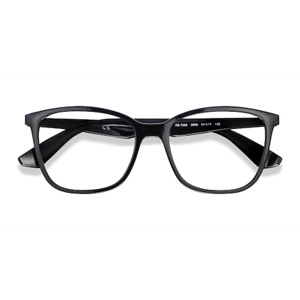 Unisex s square Black Plastic Prescription eyeglasses - Eyebuydirect s Ray-Ban RB7066