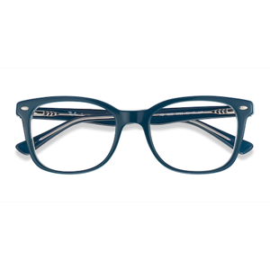 Unisex s square Blue Acetate Prescription eyeglasses - Eyebuydirect s Ray-Ban RB5285