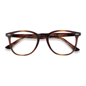 Unisex s square Tortoise Plastic Prescription eyeglasses - Eyebuydirect s Ray-Ban RB7159