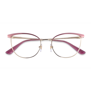 Female s horn Purple Gold Metal Prescription eyeglasses - Eyebuydirect s Vogue Eyewear VO4208