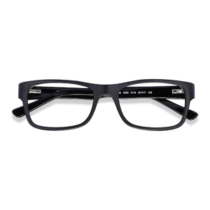 Unisex s rectangle Matte Black Acetate Prescription eyeglasses - Eyebuydirect s Ray-Ban RB5268