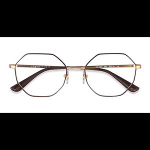 Female s geometric Gold Metal Prescription eyeglasses - Eyebuydirect s Vogue Eyewear VO4094
