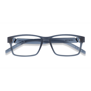 Unisex s rectangle Matte Blue Plastic Prescription eyeglasses - Eyebuydirect s ARNETTE Leonardo