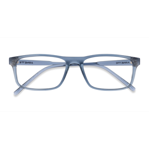 Unisex s rectangle Blue Jeans Plastic Prescription eyeglasses - Eyebuydirect s ARNETTE Dark Voyager