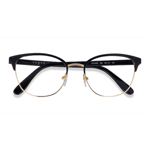 Unisex s browline Black Gold Metal Prescription eyeglasses - Eyebuydirect s Vogue Eyewear VO4088