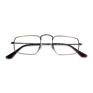 Unisex s rectangle Antique Copper Metal Prescription eyeglasses - Eyebuydirect s Ray-Ban RB3957V Julie