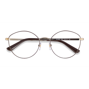 Female s horn Brown Gold Metal Prescription eyeglasses - Eyebuydirect s Vogue Eyewear VO4025