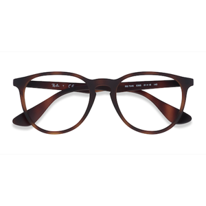 Unisex s round Tortoise Plastic Prescription eyeglasses - Eyebuydirect s Ray-Ban RB7046