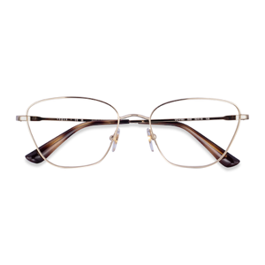 Unisex s geometric Pale Gold Metal Prescription eyeglasses - Eyebuydirect s Vogue Eyewear VO4163