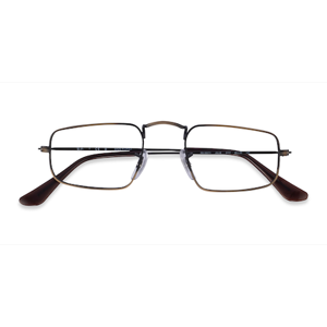 Unisex s rectangle Antique Gold Metal Prescription eyeglasses - Eyebuydirect s Ray-Ban RB3957V Julie