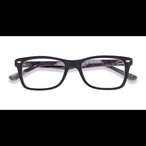 Unisex s rectangle Black & Gray Acetate Prescription eyeglasses - Eyebuydirect s Ray-Ban RB5228