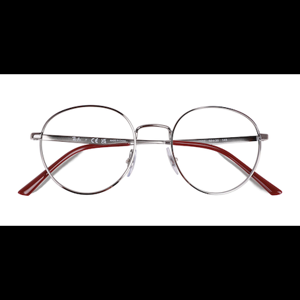 Unisex s round Gunmetal Metal Prescription eyeglasses - Eyebuydirect s Ray-Ban RB3681V