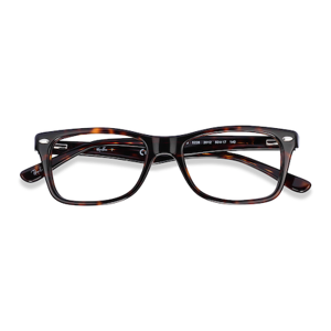 Unisex s rectangle Tortoise Acetate Prescription eyeglasses - Eyebuydirect s Ray-Ban RB5228