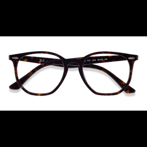 Unisex s square Tortoise Acetate Prescription eyeglasses - Eyebuydirect s Ray-Ban RB7151