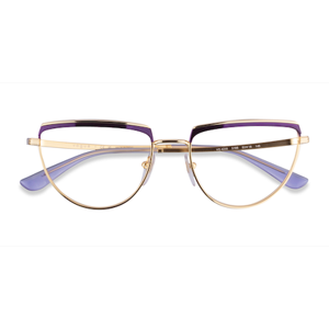 Female s geometric Purple Metal Prescription eyeglasses - Eyebuydirect s Vogue Eyewear VO4230