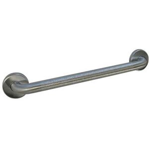 "Bobrick B-5806.99X18 B-5806.99 Series Grab Bar, Peened Gripping Surface, 1 1/4"" Diameter, 18""L, Stainless Steel"