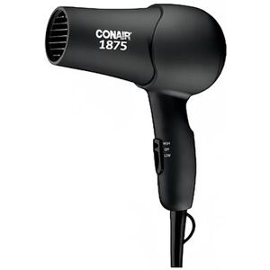 Conair Hospitality 152B Compact Hair Dryer - (2) Heat/Speed Settings, Black, 1875 W