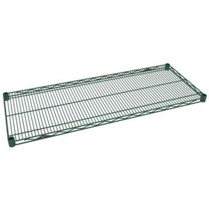 Metro 2148NK3 Super Erecta Epoxy Coated Wire Shelf - 48""W x 21""D, Green"