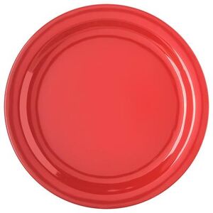 "Carlisle 4350005 Dallas Ware 10 1/4"" Round Melamine Dinner Plate, Red"