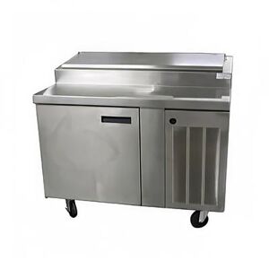 "Delfield 18648PTBMP 48"" Pizza Prep Table w/ Refrigerated Base, 115v, Stainless Steel"