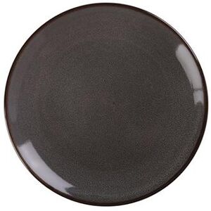 "Yanco PK-108 8 1/4"" Round Coupe Plate - Ceramic, Gray"