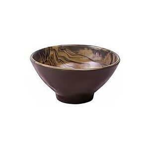 Elite Global Solutions D62RB-SEQ 21 oz Round Melamine Sequoia Bowl, Brown