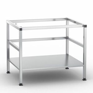 Rational 60.31.090 Stand I Stationary Equipment Stand for 6/10-Full Classic/Pro, Undershelf, Stainless Steel