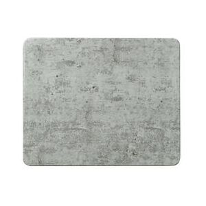 "Steelite 68A601EL592 12 3/4"" x 10 1/2"" Rectangular Creations Platter - Melamine, Concrete, Gray"