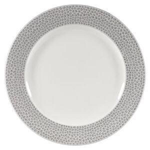 "Churchill SHISIP81 8 1/4"" Round Dinner Plate - China, Shale Grey, Gray"