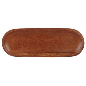 "Churchill ZCAWSMBD1 Oval Alchemy Buffet Plate - 11 1/2"" x 4"", Wood"