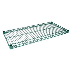 "StoreIt SI-WS-2148-GE Epoxy Coated Wire Shelf - 48""W x 21""D, Green"