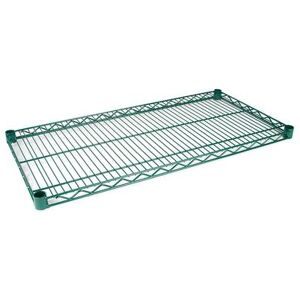 "StoreIt SI-WS-2436-GE Epoxy Coated Wire Shelf - 36""W x 24""D, Green"