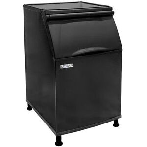 "MoTak PKB0535 30"" Ice Bin - 534 lbs, Stay-Open Door, Black"