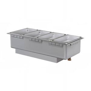 Hatco HWBHRN-43D Drop-In Hot Food Well w/ (4) 1/3 Size Pan Capacity, 120v, Stainless Steel