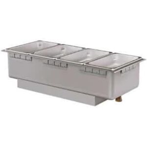 Hatco HWBL-43DA Drop-In Hot Food Well w/ (4) 1/3 Size Pan Capacity, 120v, Stainless Steel