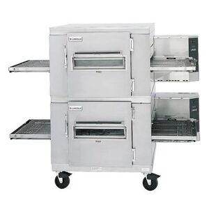 "Lincoln 1400-FB2G 78"" Gas Double Conveyor Oven, Natural Gas, Double Stack, Gas Type: NG"