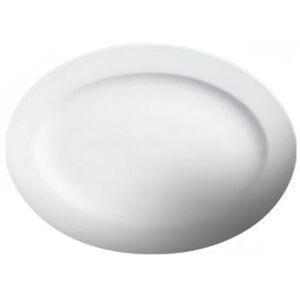 "Cameo China 210-103 10-1/4"" x 8-1/2"" Oval Imperial Plate - Ceramic, White"