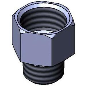 "T&S 006112-25 Adapter, 3/4"" NPT Female x 1/2"" NPT Male"