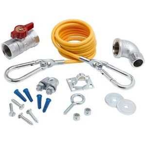 "T&S AG-KE Restraining Cable Kit w/ Mounting Hardware - 1"" NPT"