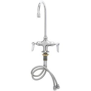 "T&S B-0301-VR Deck Mount Pantry Faucet w/ 5 3/4"" Swing Gooseneck Nozzle"