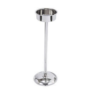 "Winco WB-29S 28 1/2"" Wine Bucket Stand - Stainless Steel, Mirror Finish, Silver"