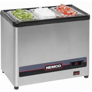 Nemco 9020 Dipper Style Condiment Well Only, Digital, 120v, Stainless Steel