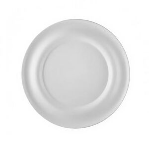 "CAC PSE-16 10 1/4"" Round Eiffel Dipping Plate - Porcelain, New Bone White"