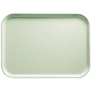 "Cambro 1015429 Fiberglass Camtray Cafeteria Tray Insert - 15""L x 10 1/10"" W, Key Lime, Green"