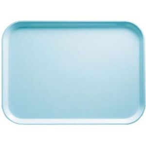 "Cambro 1216177 Fiberglass Camtray Cafeteria Tray - 16 3/10"" L x 12""W, Sky Blue, Rectangular"