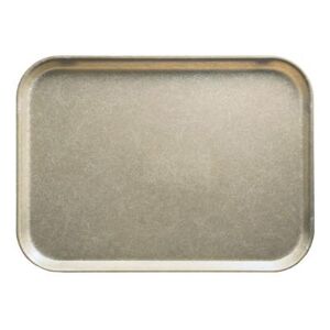 "Cambro 1318104 Fiberglass Camtray Cafeteria Tray - 17 3/4""L x 12 3/5"" W, Desert Tan, Beige"