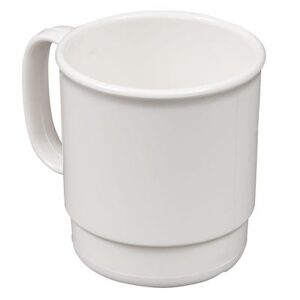 Cambro 75CW148 7 1/2 oz Plastic Cup, White, 7.5 Ounce, White Polycarbonate
