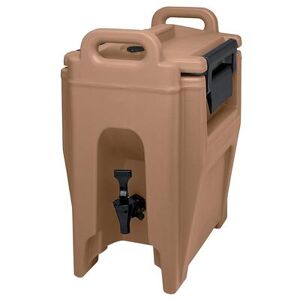 Cambro UC250157 2 3/4 Ultra Camtainer Insulated Beverage Dispenser, Coffee Beige, 2.75 Gallon